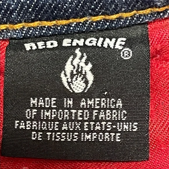 Red Engine Bonfire Women's Dark Blue Straight Leg Jeans. Very Good Condition.